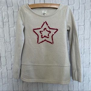 Max Studio Kids Gray Sweatshirt With Star Size 5/6